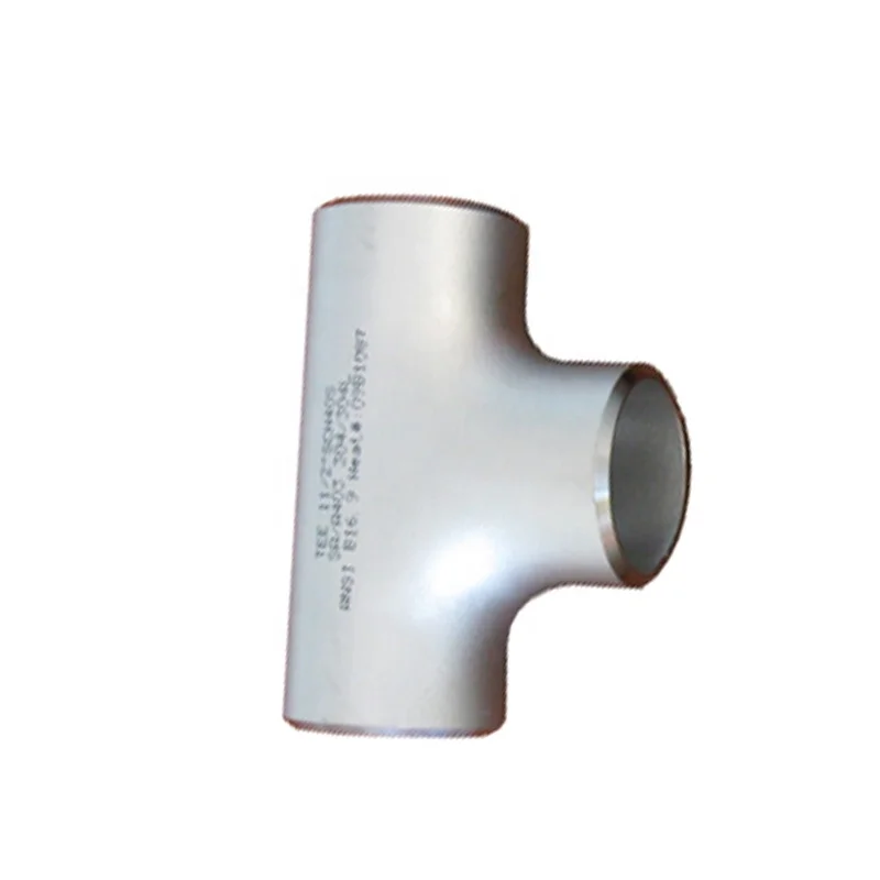 Socket Stainless Steel Tee UNS S30400 Sch80 3/4 Inch Equal Tee Forged Fittings