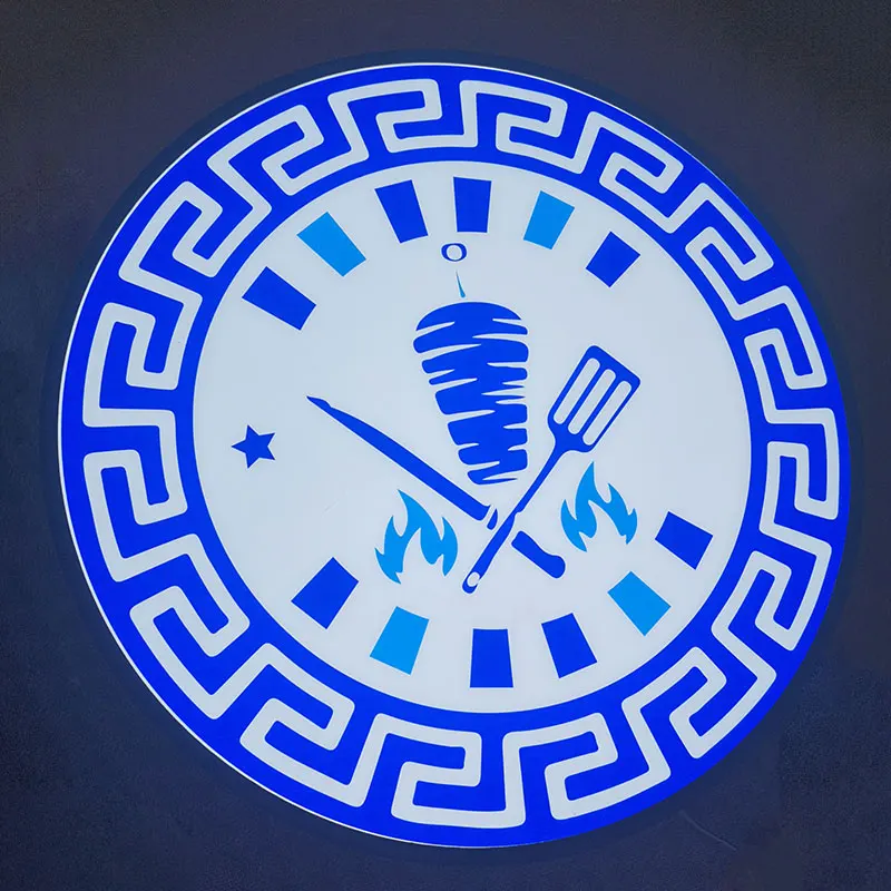 Store Restaurant Led Illuminated Sign Led Light Box Logo Display Advertising Board