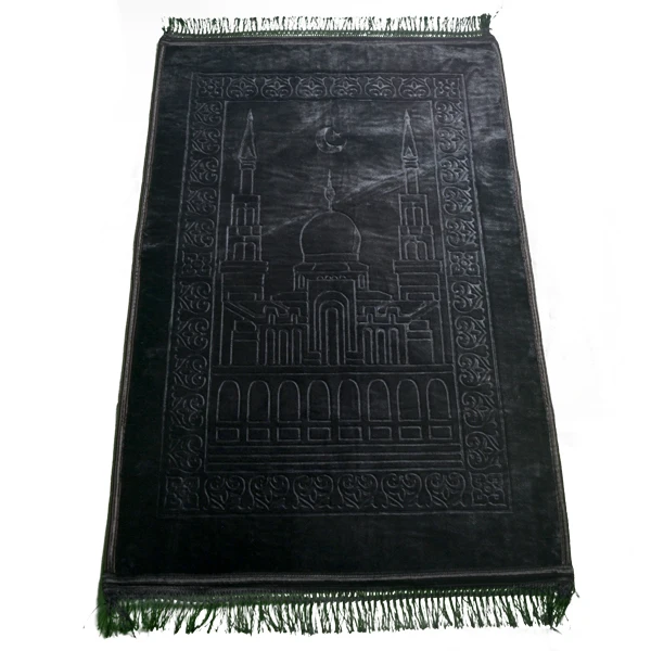 Cheap Wholesale Factory Islamic Gift Travel Muslim Portable Prayer Carpet Rug Pocket Mat Islamic Prayer Mat