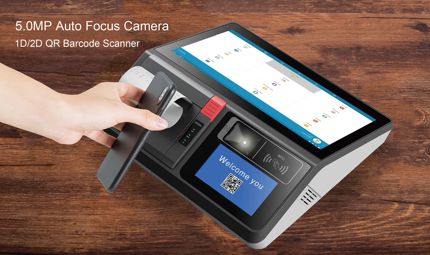 Новая Pos-система розничная продажа Android Windows 11 Pos-машина с 4G LTE аккумулятор 5000 мАч