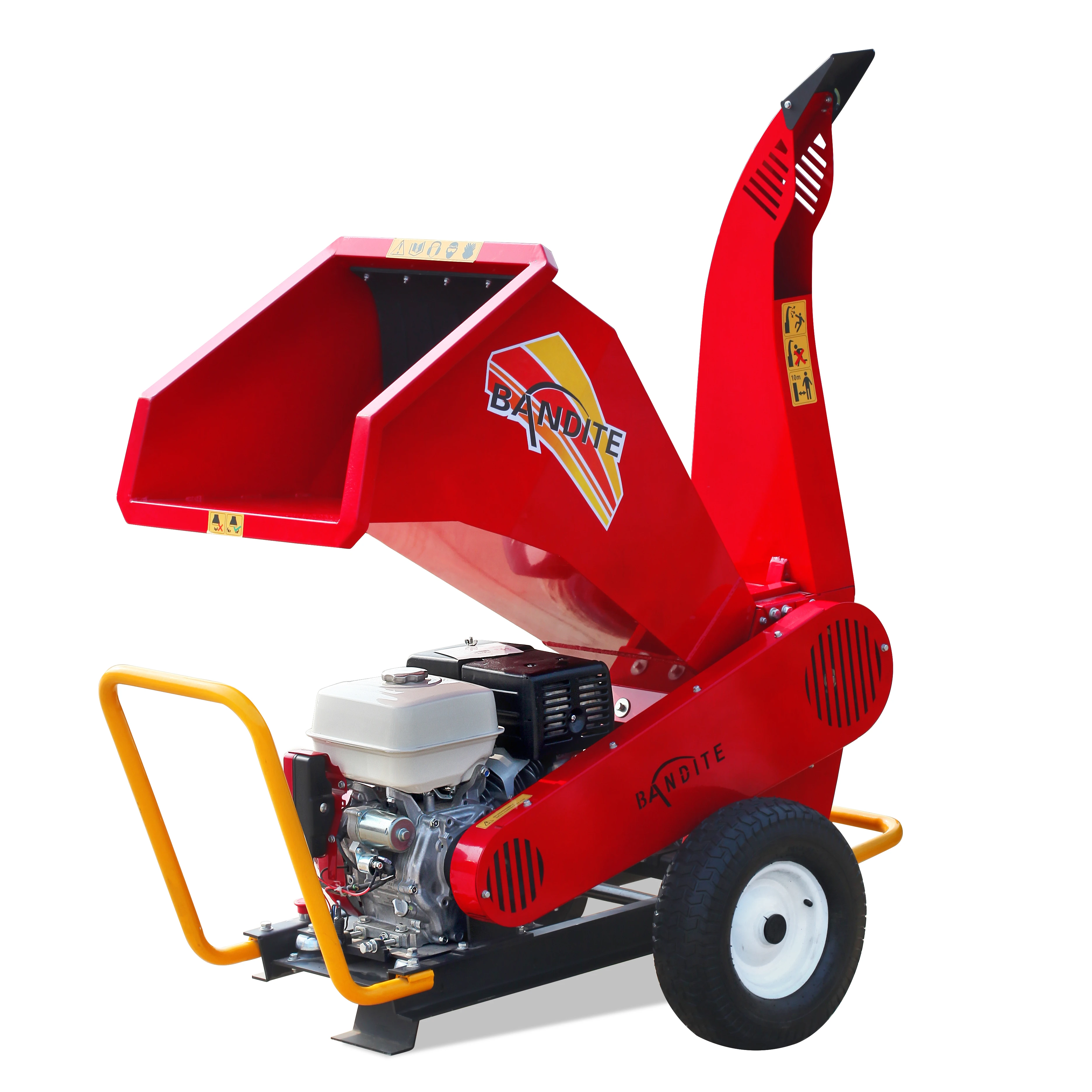 
Wood Crusher Wood Chipper Shredder Mulcher Grinder Attached With 13HP Gasoline Engine Shredder Wood 