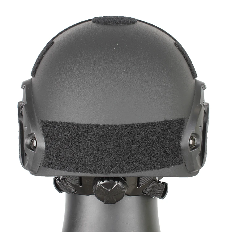  high quality black FAST bulletproof PE and Aramid ballistic helmet NIJ IIIA military