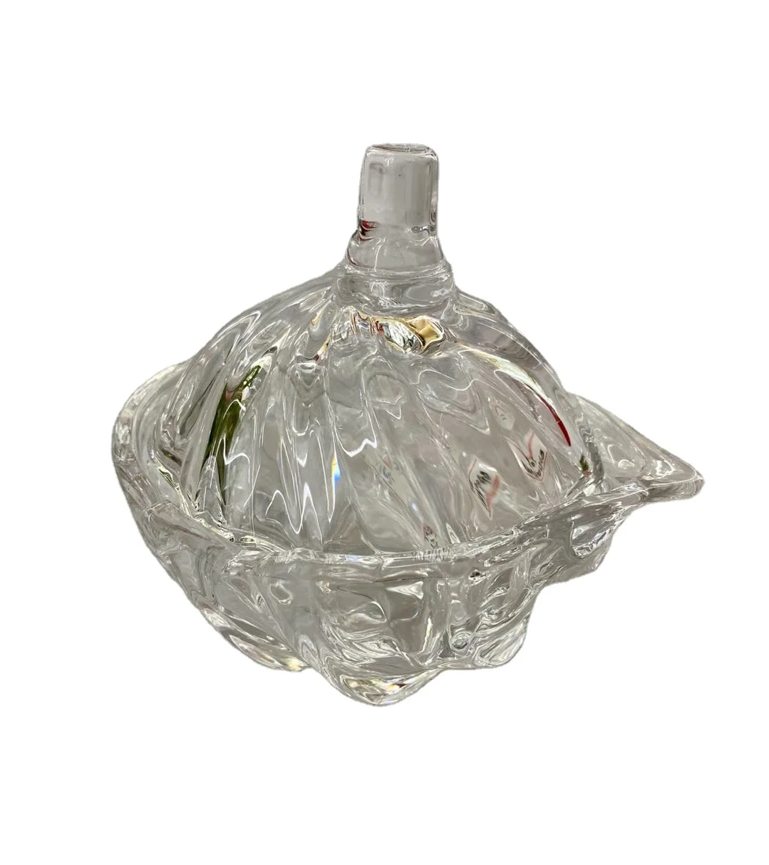 
2021 hot-selling unique glass candy jar with lid for wedding holiday and family use 