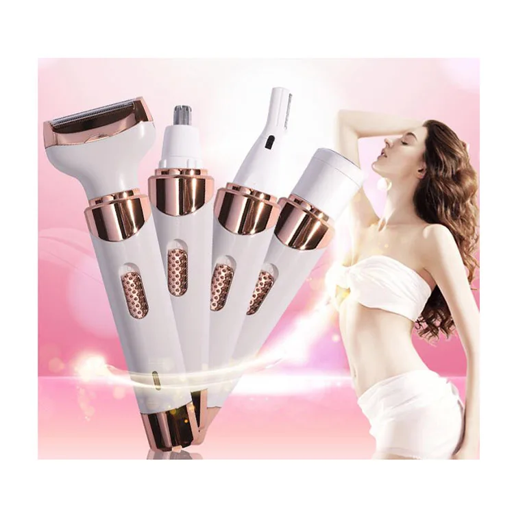 LADY SHAVER Epilator new 4 in1 Electric Hair Removal Epilator Electric Shaver for Women Wholesale