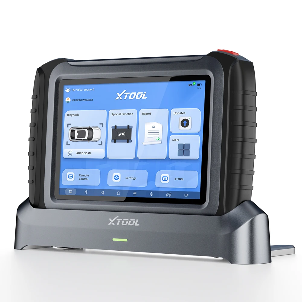 NEW XTool IP919 Pro All System Auto Diagnostic Tool with FCA ECU Coding Bi-Directional Controls OBD2 Cars Scanner