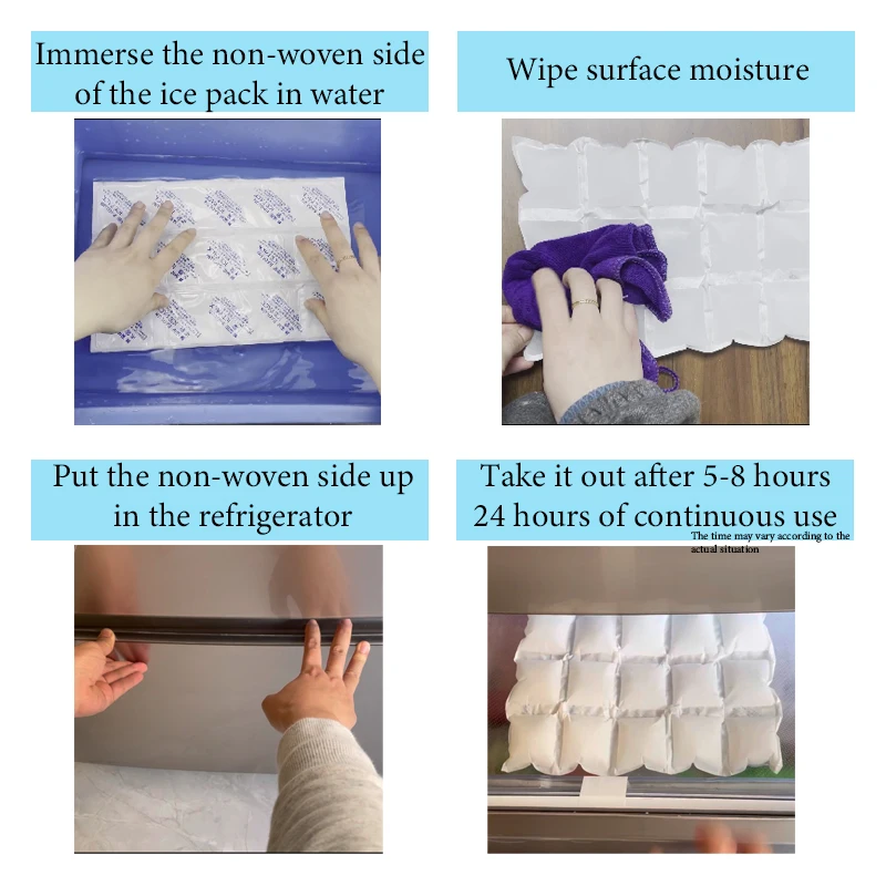 Professional Safe  Top Sale 100ml,350ml,600,1200m Cooler Gel Ice Pack Nature Ice Gel Refrigerants Plastic Ice Pack