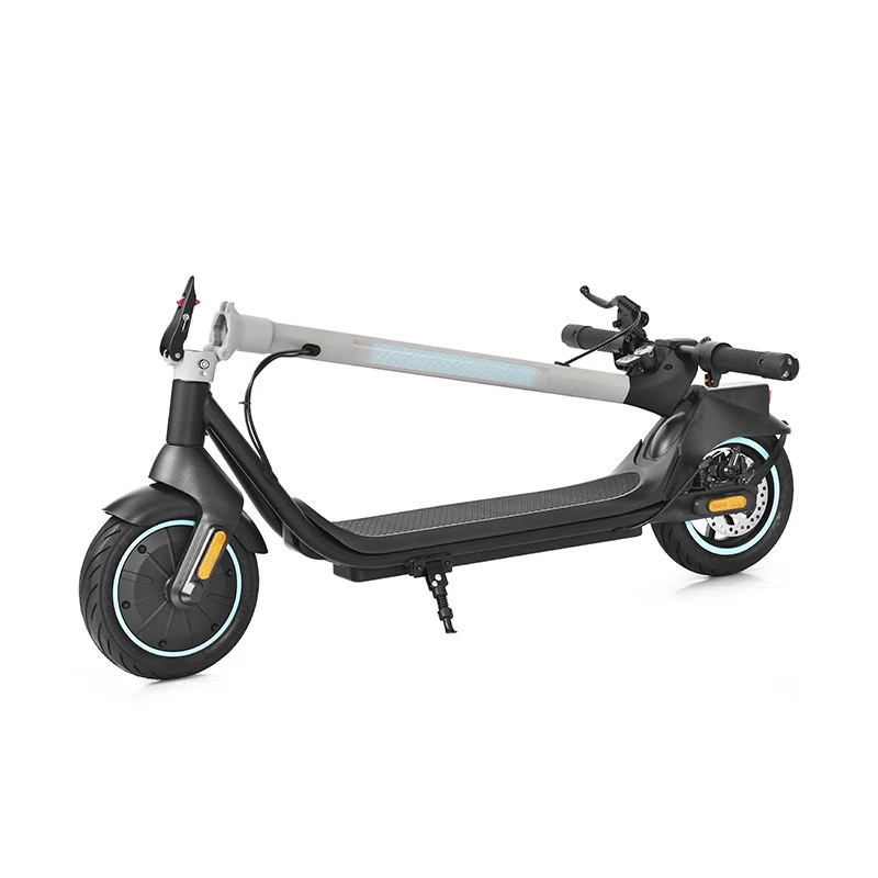 Unisex 10 Inch Big Wheel Electric Scooter Lightweight Foldable High Speed 25km/h 2000W Power Model Pro Smart Electronic Battery
