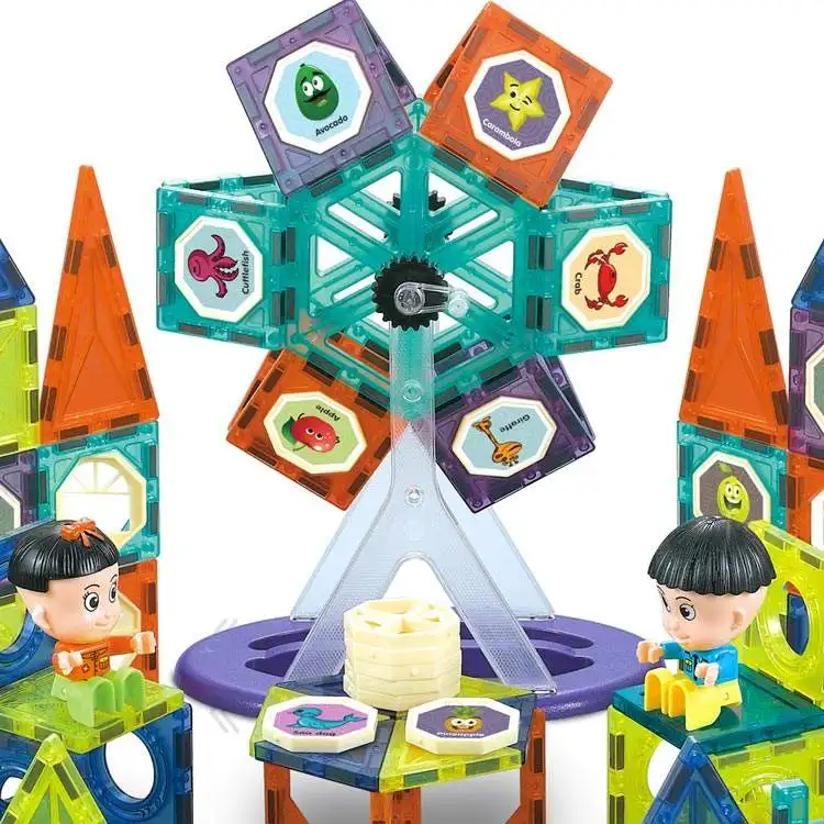 STEM Educational Magic Magnetic Blocks Toys Multi-style 3D Puzzle Magnetic Building Block Set Toys DIY Construction Assembly Toy