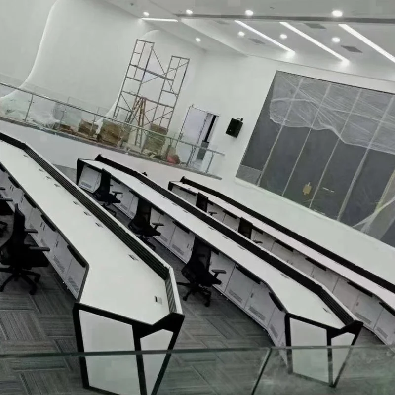 Wholesale Command Dispatching Room Center Monitor Console Table Conference Room PC Desk Office Commercial Furniture