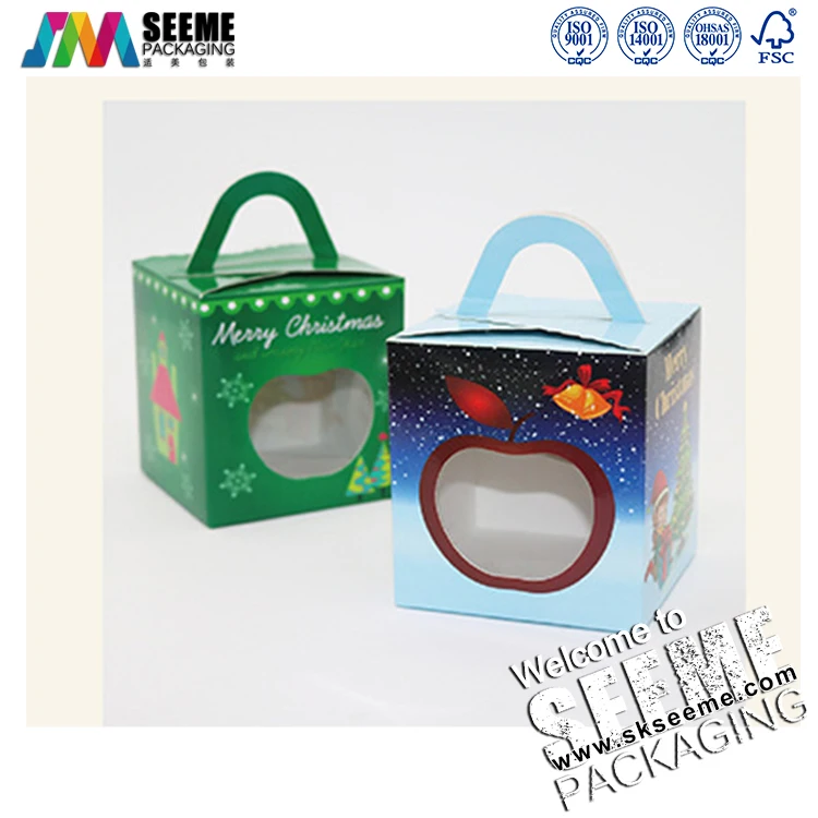 Packaging Boxes Christmas Gift Box Candy Cookie Chocolate Gift Paper Cardboard Paper Wholesale Christmas Art Paper Customized