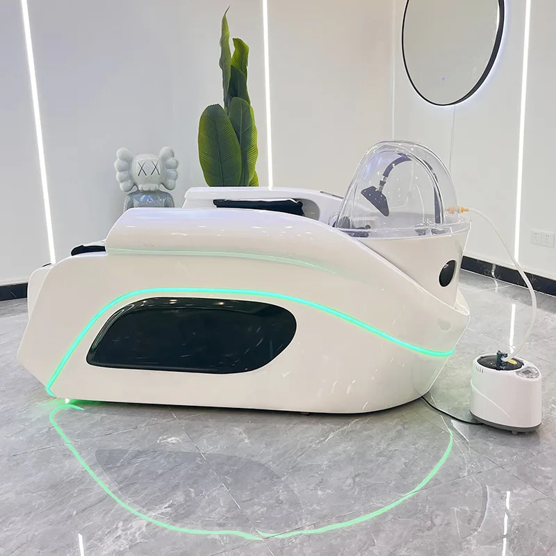 Japanese Head Spa Hair Washing Massage Bed Station Massage Chair With Steam SPA Head Water Therapy Thai Massage Shampoo Bed