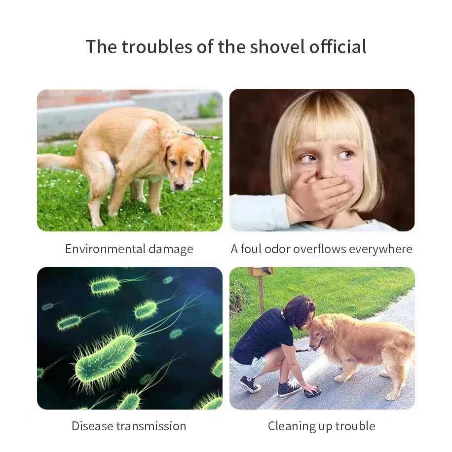 Poop Bag Dispenser Poop Bag Holder Dog Waste Bags Keychain Pickup Poop Tool Pet Accessories Multi Purpose Cleaning Tools Brown