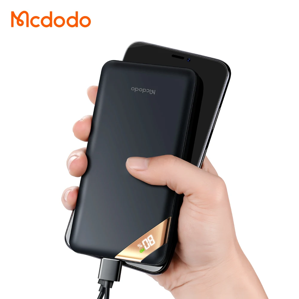 Внешний аккумулятор Mcdodo, 5 В, 9 В, 12 В, PD + QC, 15 Вт, 18 Вт, 20000 мАч, с цифровым дисплеем