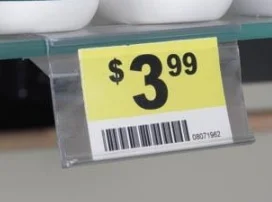 2023 New Free sample PETG embed data strip quangzhou data strip for cefla shelf data strip label