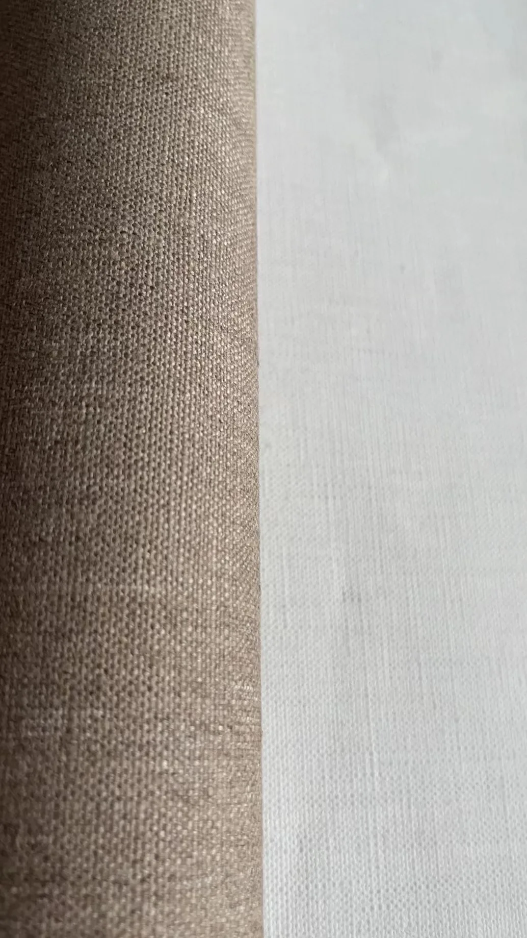 Factory Custom Canvas Fabric Roll Canvas Roll Pure Linen Black Cotton Canvas