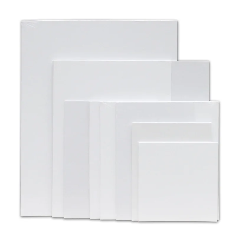 Oil Painting Frame Art Cotton Professional Artist Stretched Canvas Blank Canvas for Painting Carton Box JIANGSU White Rectangle
