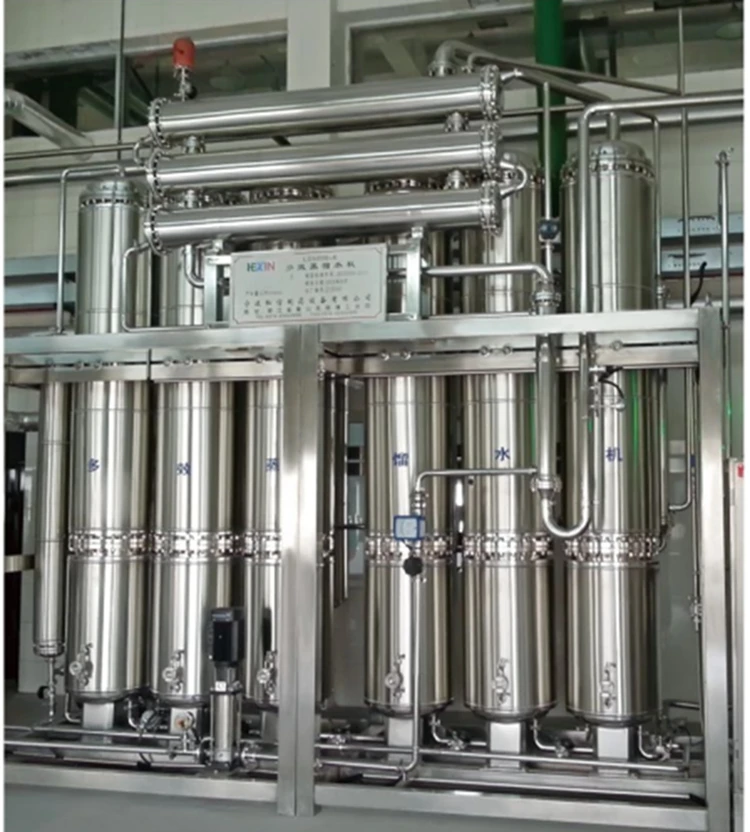 Energy Saving Forced Falling Membrane Technology Multi Effect Distilled Water Machine