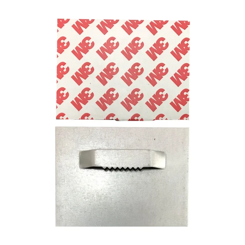 
80 x 60mm Self Adhesive glass hanger Panel Hanging Plates mirror hanger kit with polybag packing 