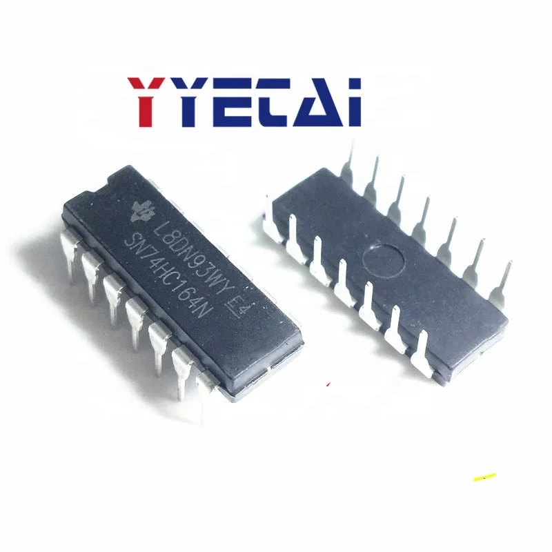 YYT Новый 74HC164N SN74HC164N встроенный DIP14 8-разрядный серийный в вход/выход регистра сдвига