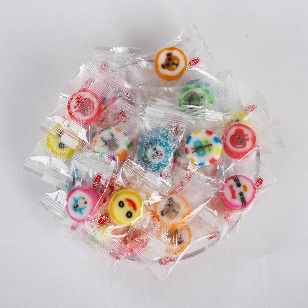 Wholesale bulk fruit lollipop hard lollipop animal candy