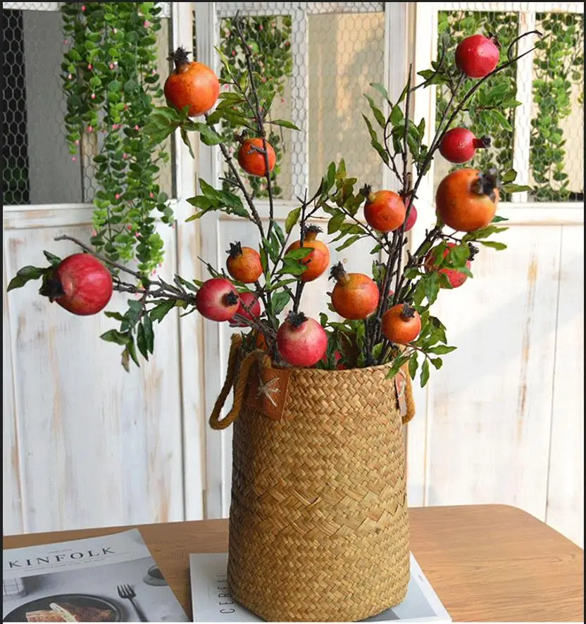 Factory Custom Natural Multi Flower Plants Pots Laundry Straw Woven Seagrass Belly Basket for home storage