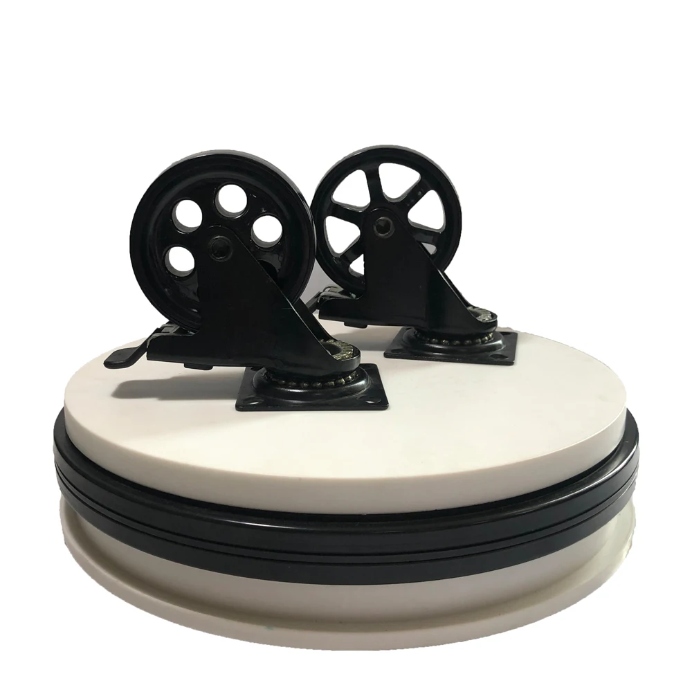 SQ Castor Plastic small Wheel Caster Nylon Pu Swivel Furniture Casters