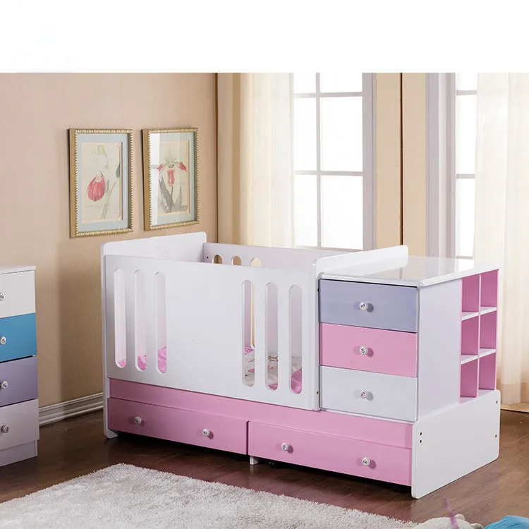  Многофункциональная детская кроватка и деревянная 175x80x90
