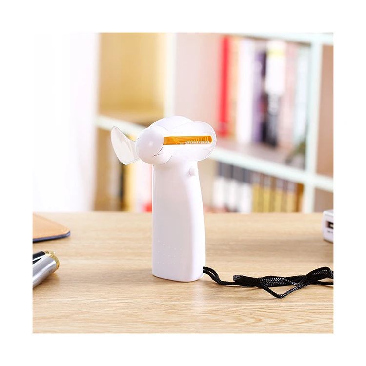 Professional factory new patented product mini portable led custom message battery fan