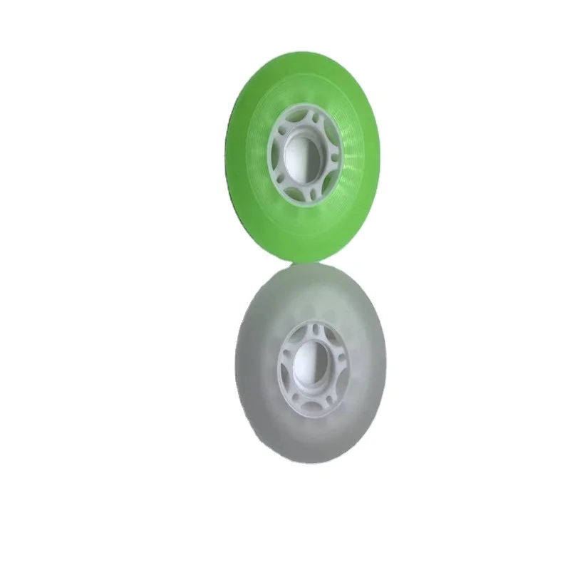 YSMLE Factory Custom outdoor high elastic High Quality PU 80 MM Wheels for inline skate or skateboard can be customized