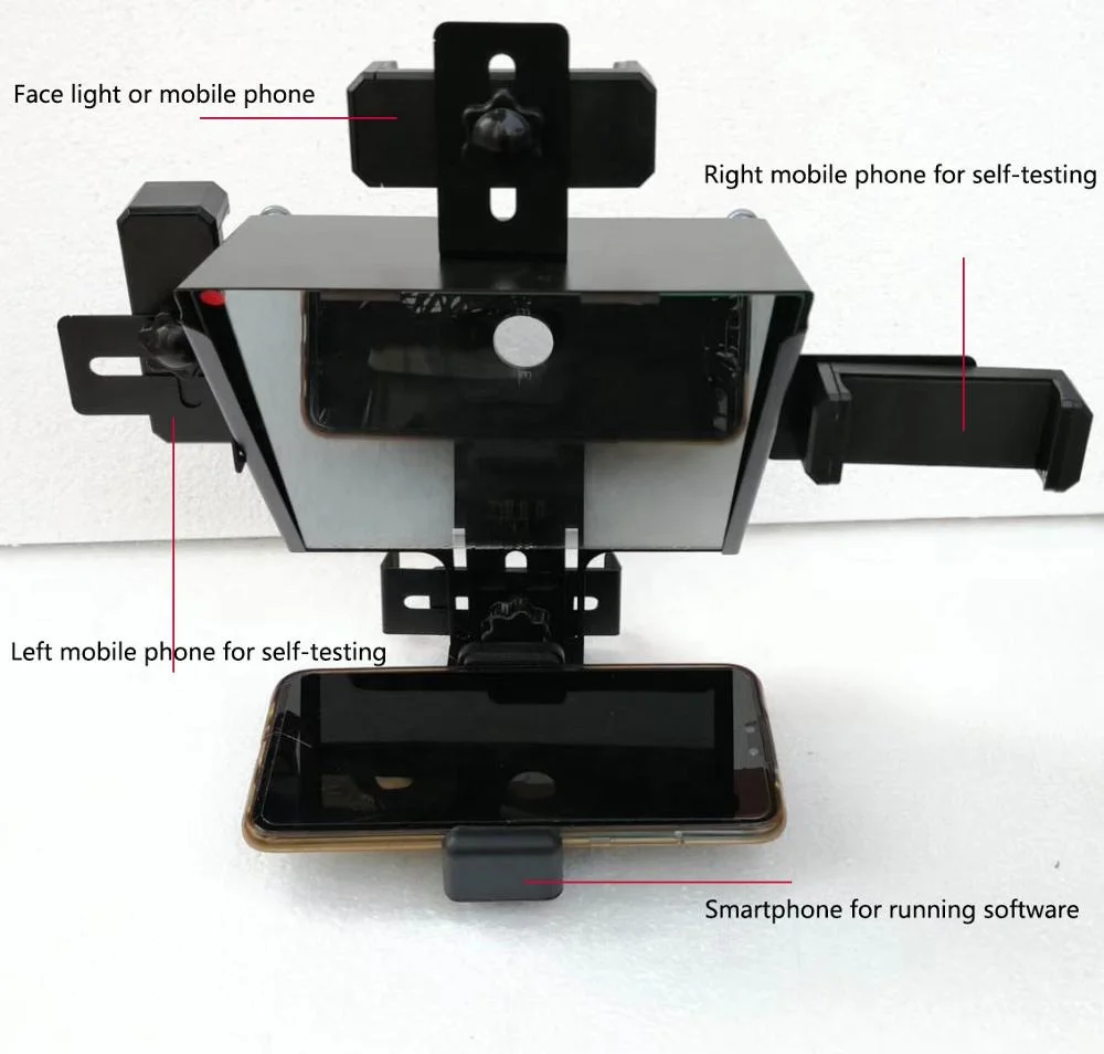 
NEW DESIGN 5 inch smartphone teleprompter for phone and DSLR camera dual shooting with remoter 