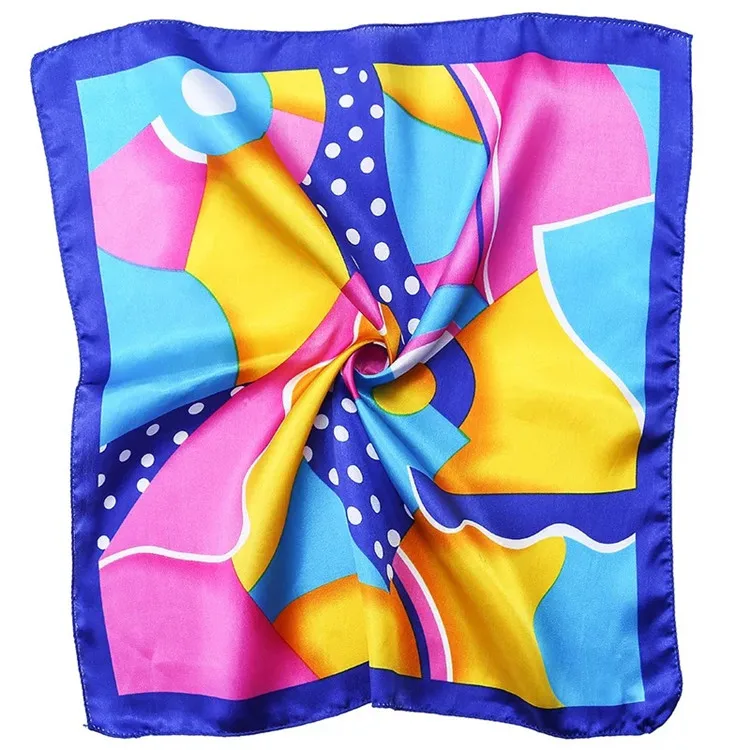 
Cheap Price Chinese Fashion Custom Print Twill Women Square 100% Silk Scarf 
