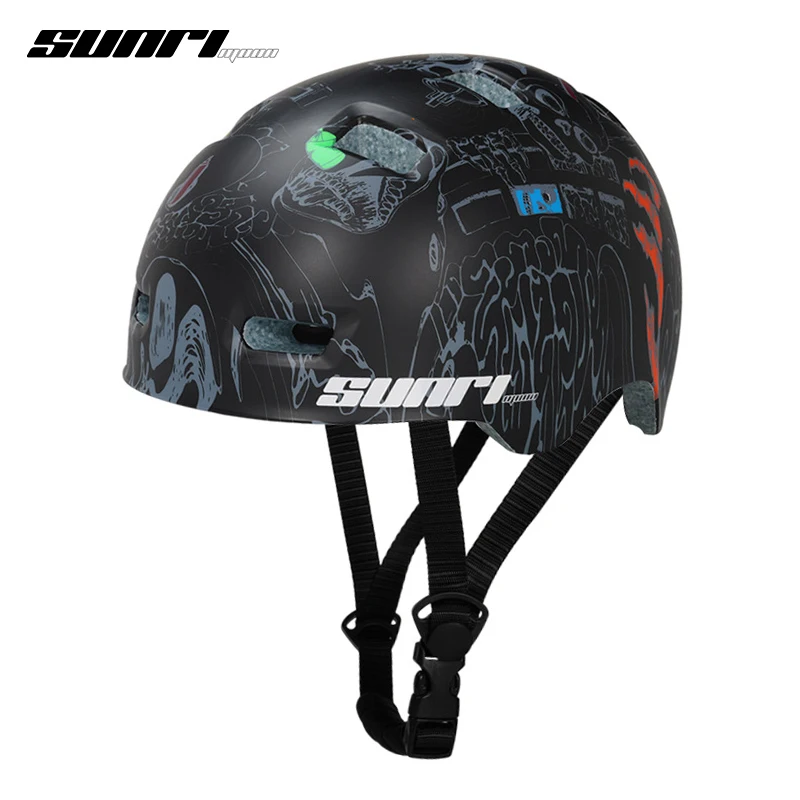 SUBRIMOON safety ski nepal Equipment Helmet Head Gear Guard Protector Custom Red White Sport
