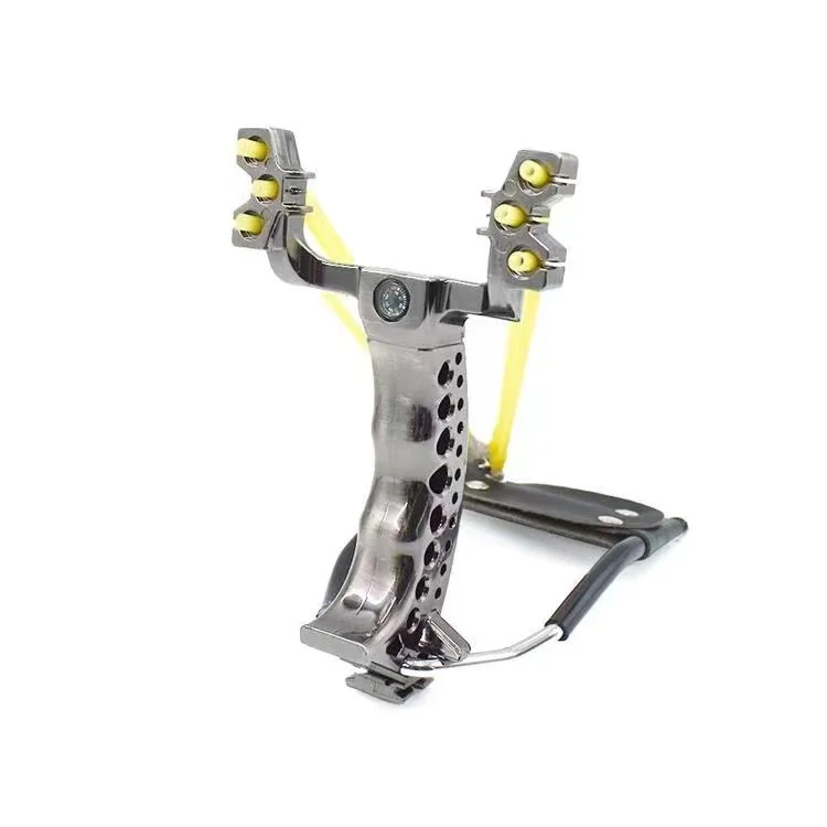 Foldable strong magnetic slingshot and rubber band slingshot outdoor shooting and hunting slingshot