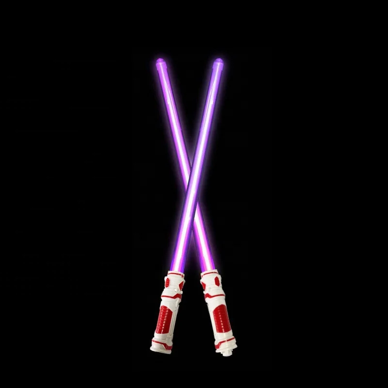 Telescopic Colorful Luminous Fluorescent Laser Flashing Rod Boy Space Laser Sword Toy