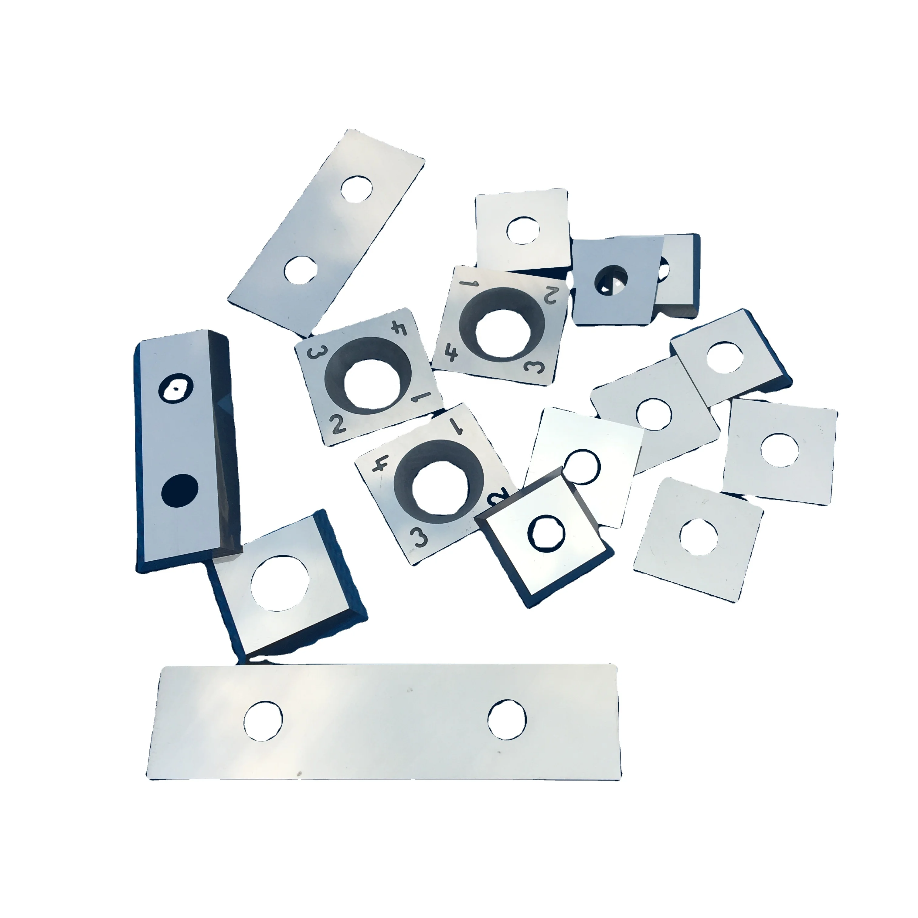 turn over knives in tungsten carbide for wood working helical cutter head