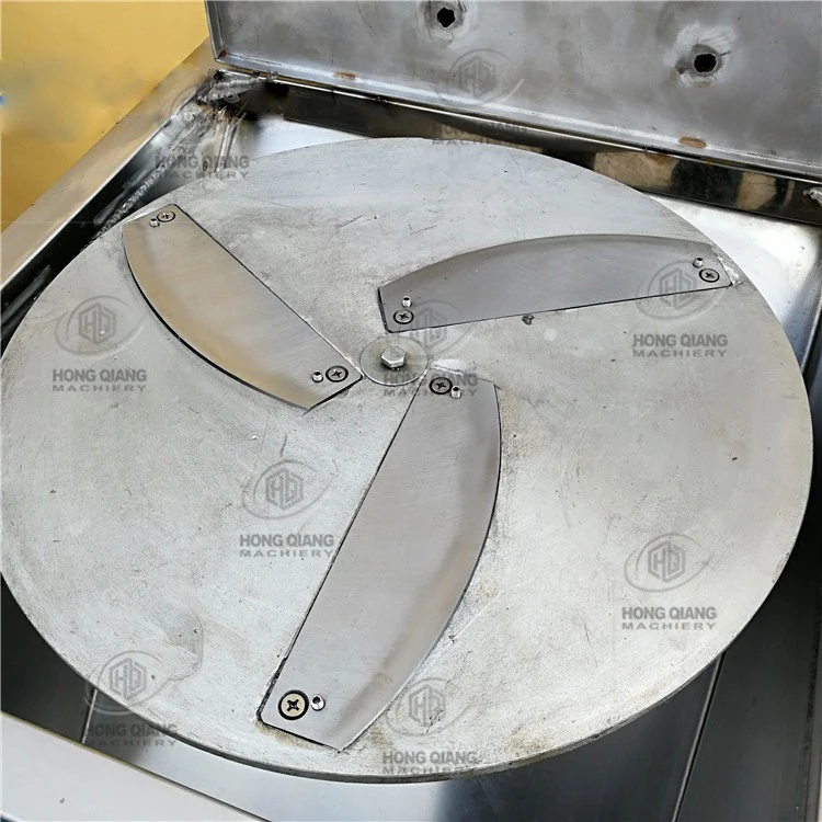 Hongqiang Full automatic continuous potato chips burger namkeen conveyor belt frying machine for food factory