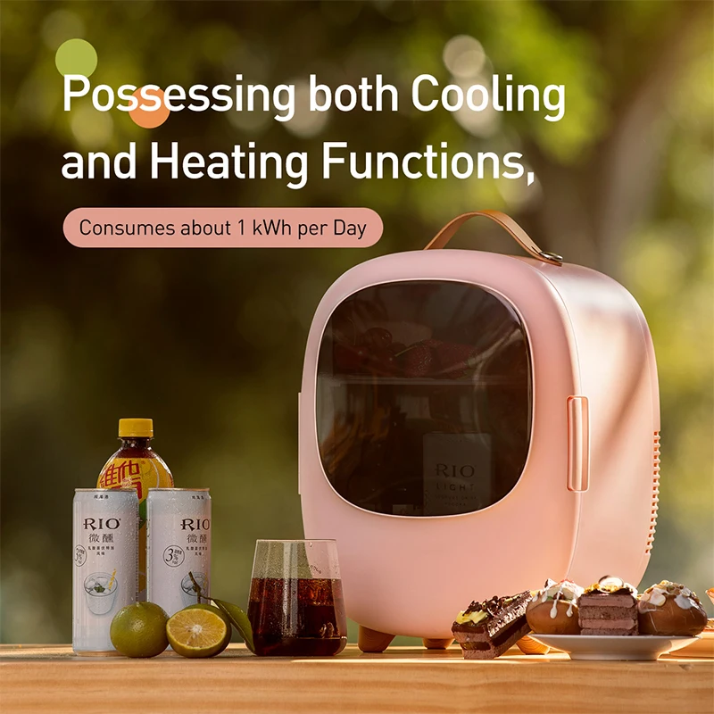 8l Dc Ac Mini Fridge Custom Mobile Home Cold Drink Mini Refrigerator