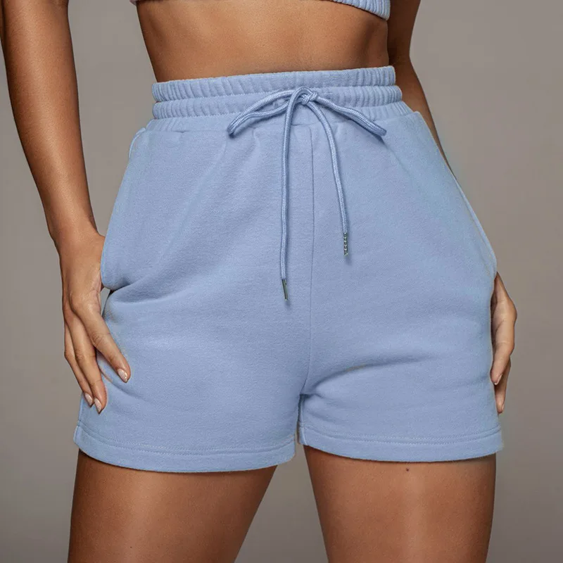 Custom Sport Cotton Terry Sweat Pants Running Gym Shorts