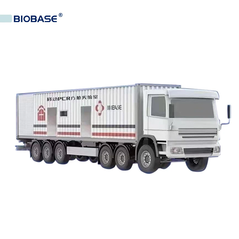 2023 Mobile PCR laboratory For Nucleic Acid Detection with modular biosafety level 2+ laboratory For Pandemic