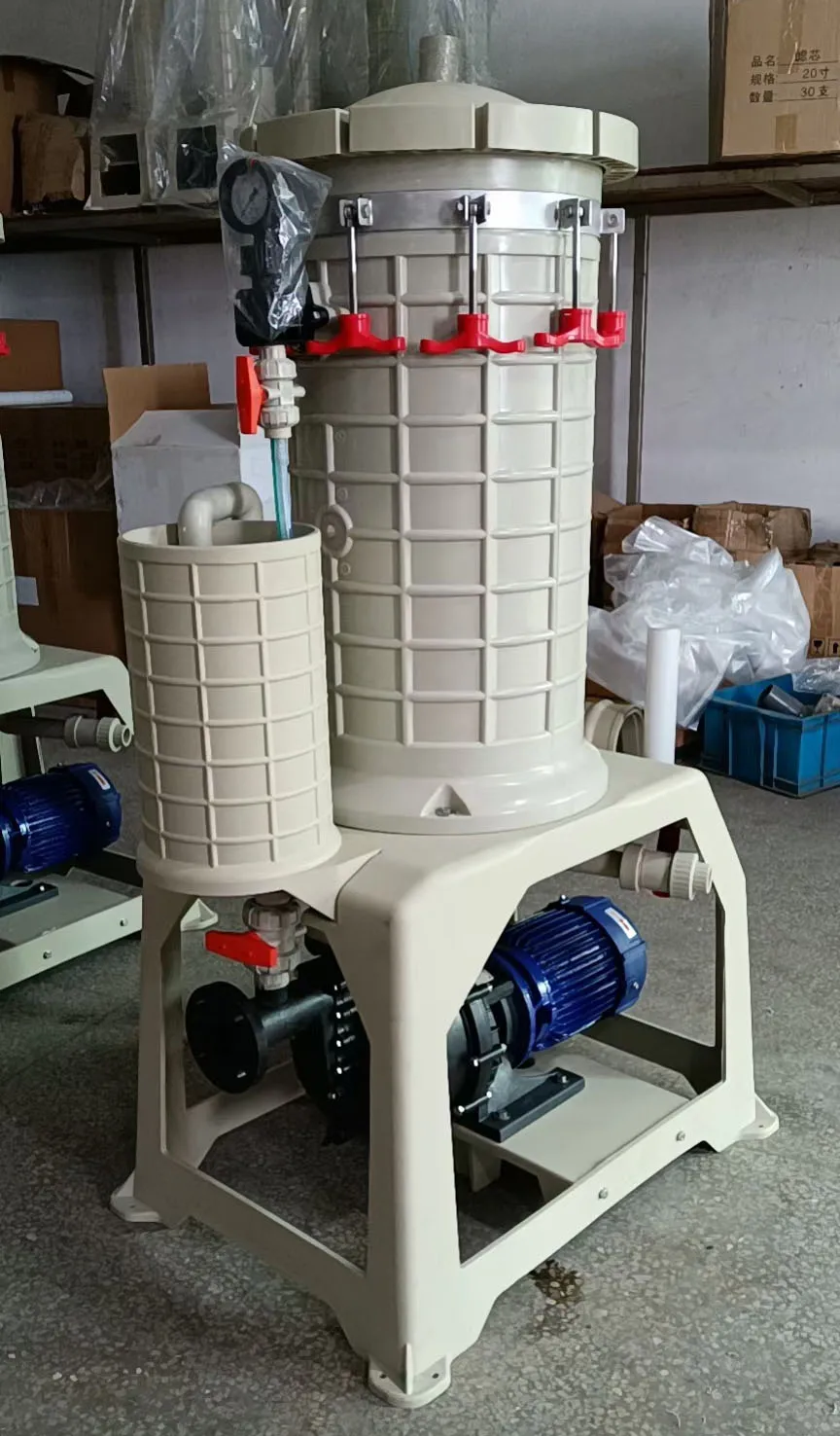 Industry Waste Water Treatment Chemical Liquid Filter Pump For Copper Acid Plating Solution