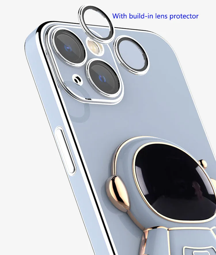 Latest Design Astronauts Mobil Case Soft Tpu Cover For Iphone 14 Pro 3d Cartoon Astronaut Phone Case For Iphone 14 13 12 Pro Max