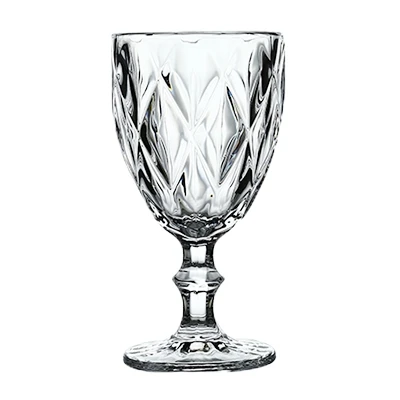 Customized Beauty Drinking Water Glass vintage crystal  Goblet Glassware Vintage Wine shot