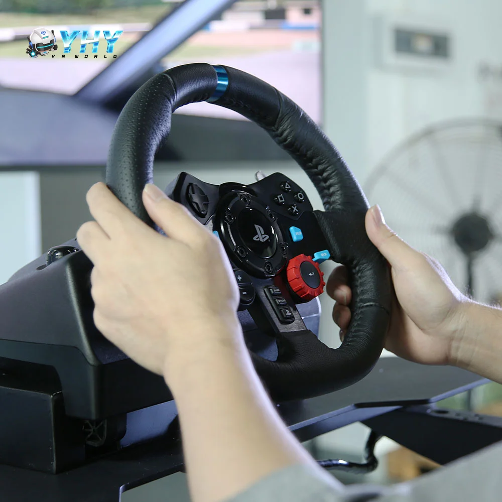 VR AR MR оборудование 3 экрана 9D игровой автомат DOF вождение автомобиля гоночная игра симулятор для торгового центра