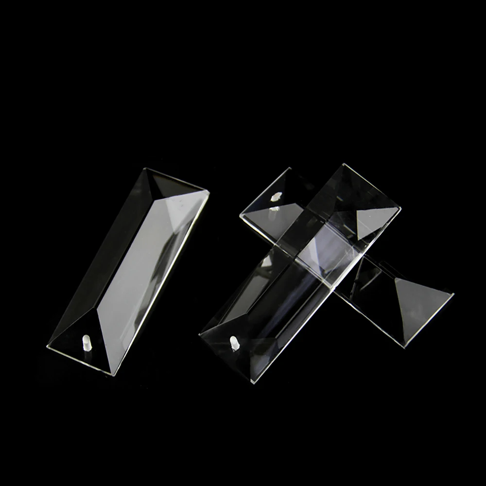 High Quality 22 * 76mm Triangle Crystal K9 Chandelier Prism Lamp Accessories