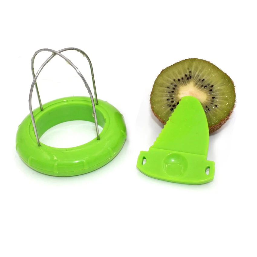 Stainless Steel Fruit Kitchen Gadgets Tools Kiwi Digging Core Twister Cutter Peeler Slicer