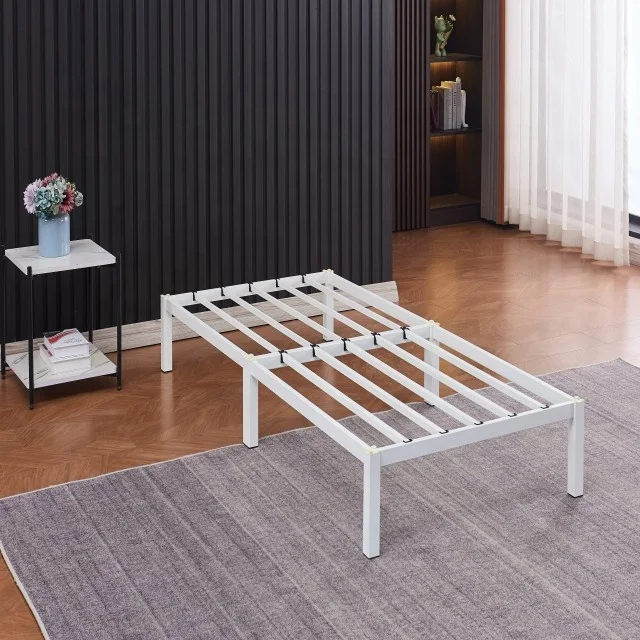 Top sales easy install metal bed frame with no screws