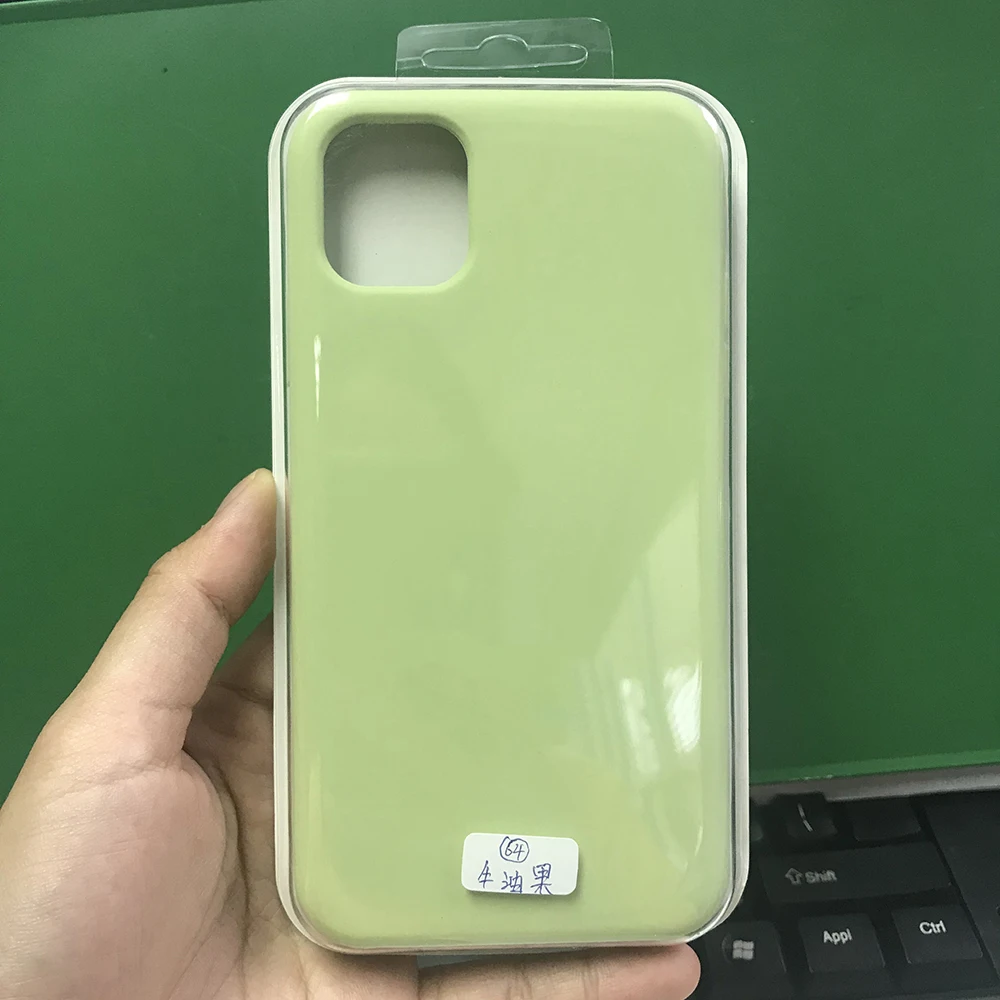  64 Colors Cases With Logo Microfiber Liner Back Silicone Cover Phone Case Forros For Iphone X Xs Xr 11 12 mini pro