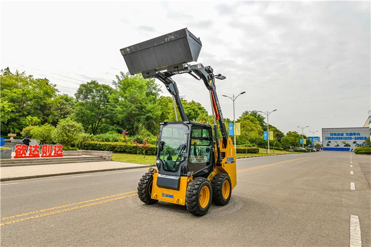 XCMG Official Second Hand XC7-SR07 Mini Loader Skid Steer Loader with Multifunctional Attachments