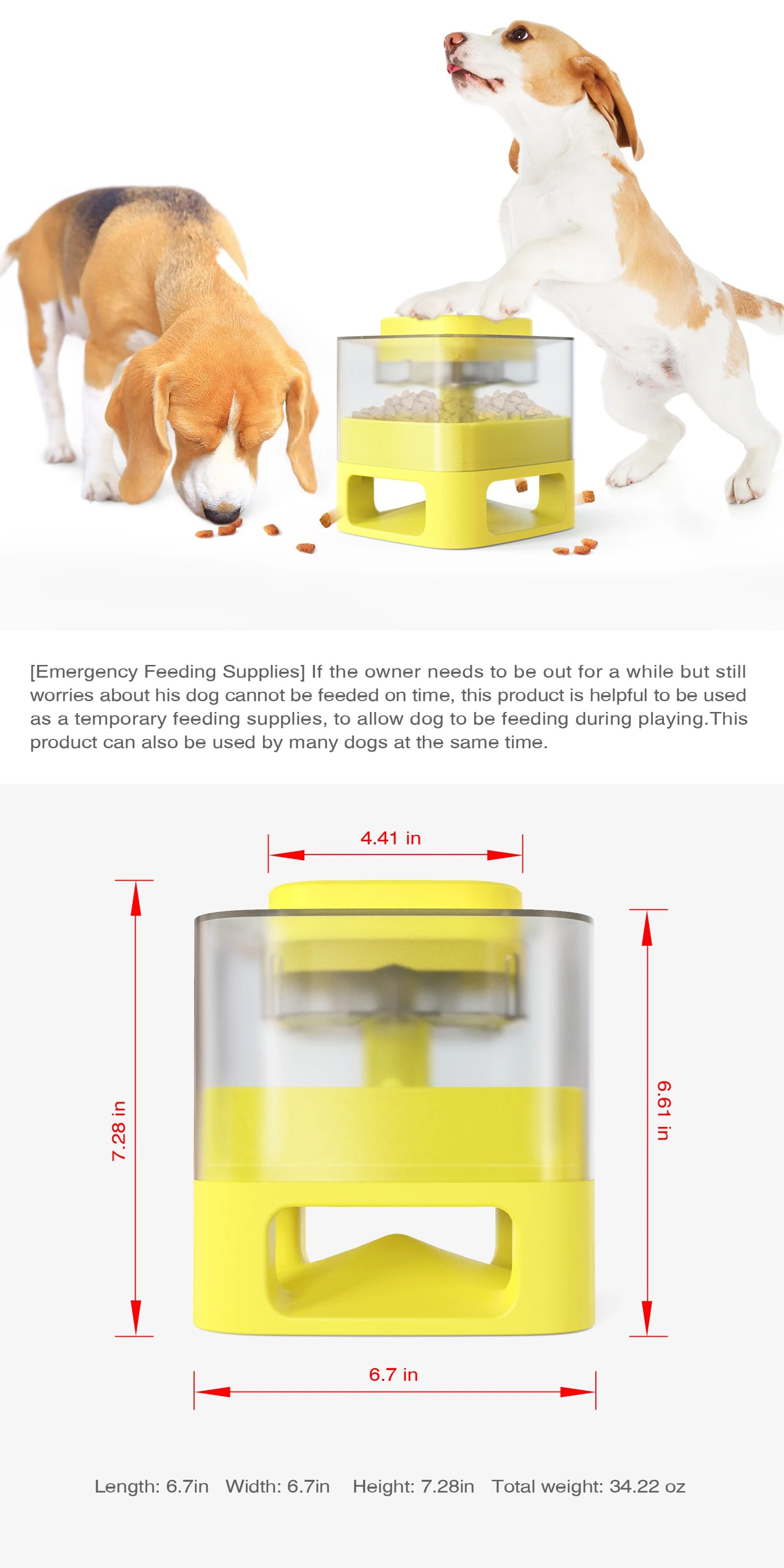  Interesting multi-functional pet feeding food leaky interactive dog