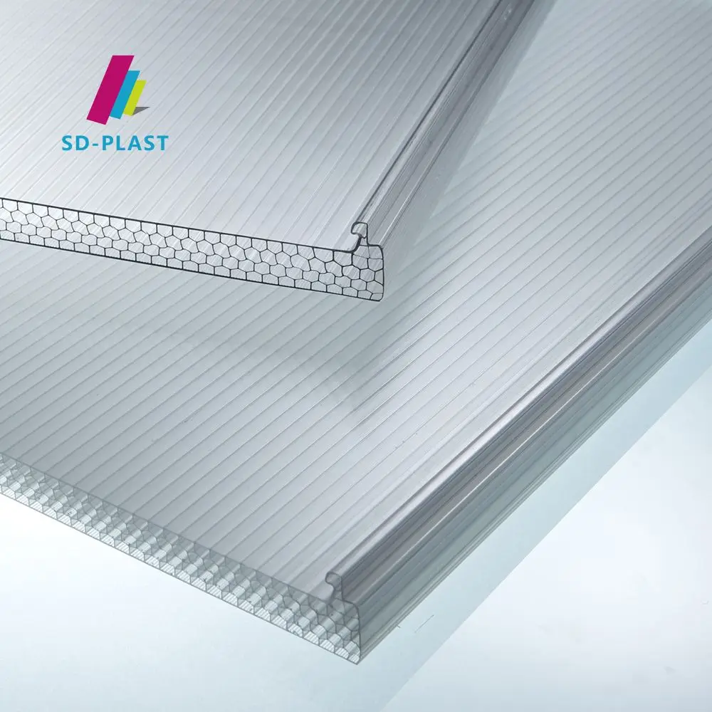 SUN-DECOR factory price10mm polycarbonate sheet U locked polycarbonate sheet roofing for agriculture